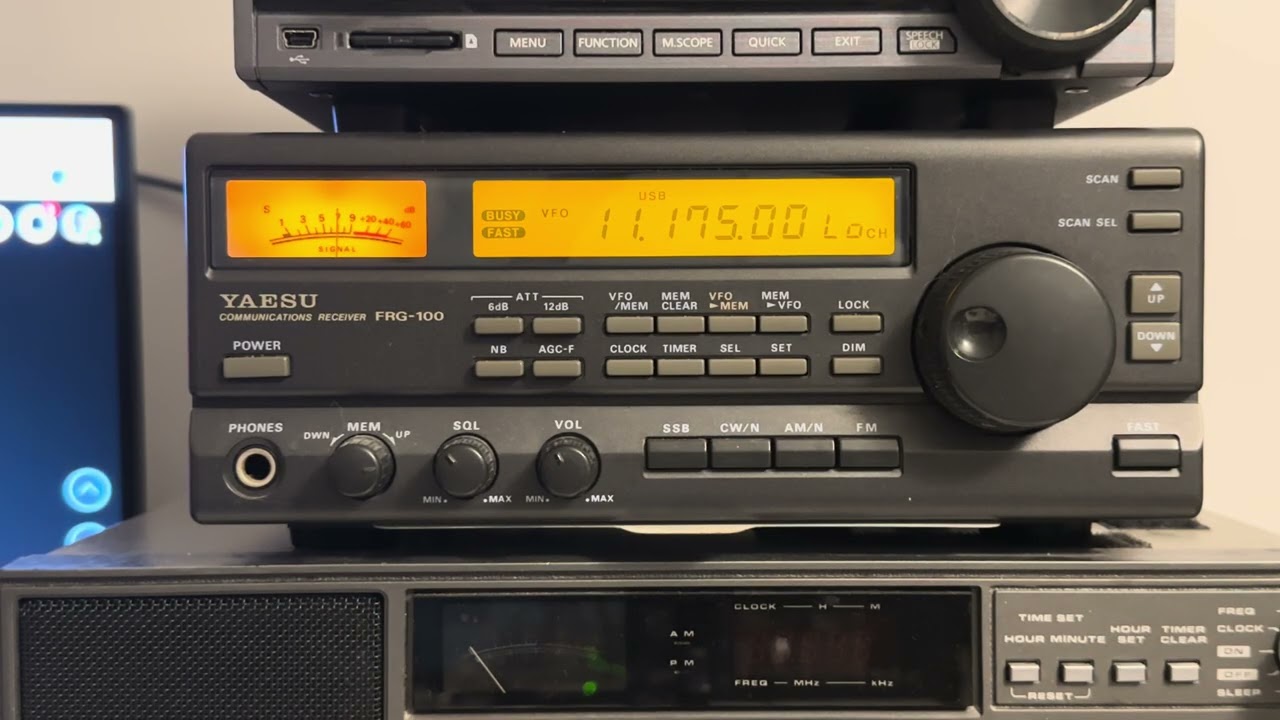 USAF HFGCS Emergency Action Message copied on 11175 kHz with very rarely heard error correction
