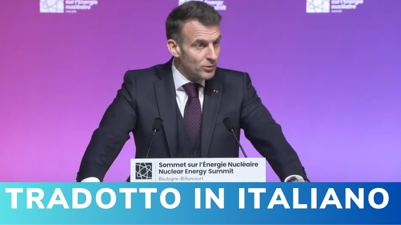 Macron: “Abbiamo bisogno del nucleare” | Parigi rilancia l’energia atomica per Europa e IA
