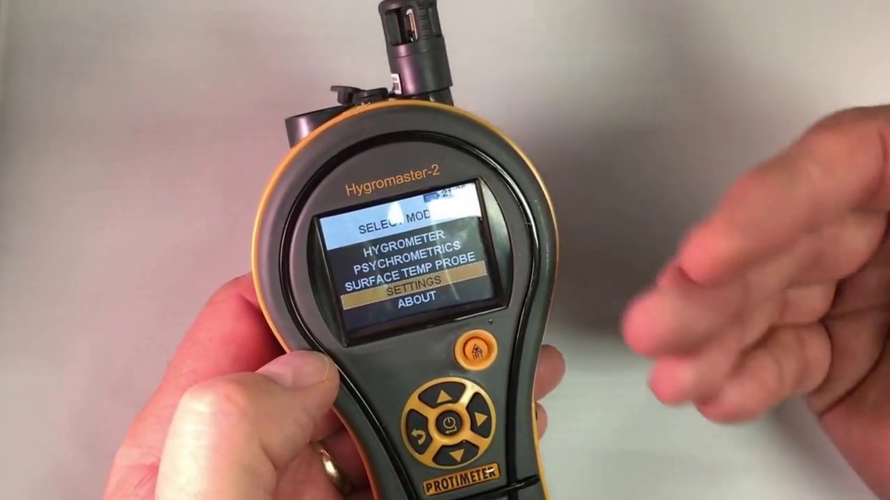 Protimeter HygroMaster 2 Moisture Meter | Demonstration of HygroMaster 2 Thermo-Hygrometer