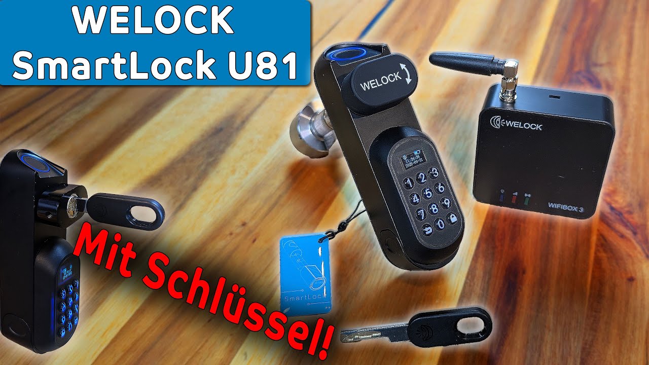 Keine Angst mehr vor leeren Batterien: Das WELOCK U81 hat einen Schlüssel!