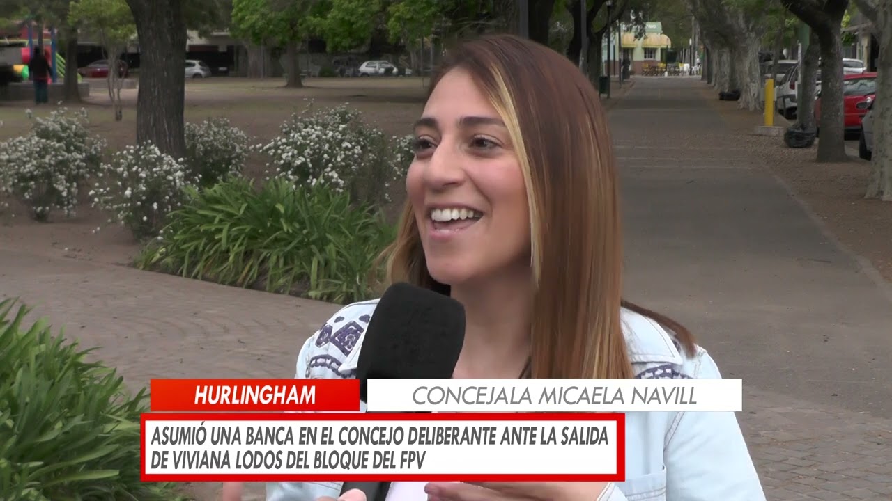 MICAELA NAVILL ASUMI&Oacute; UNA BANCA EN EL CONSEJO DELIVERANTE DE HURLINGHAM ANTE SALIDA DE VIVIANA LODOS