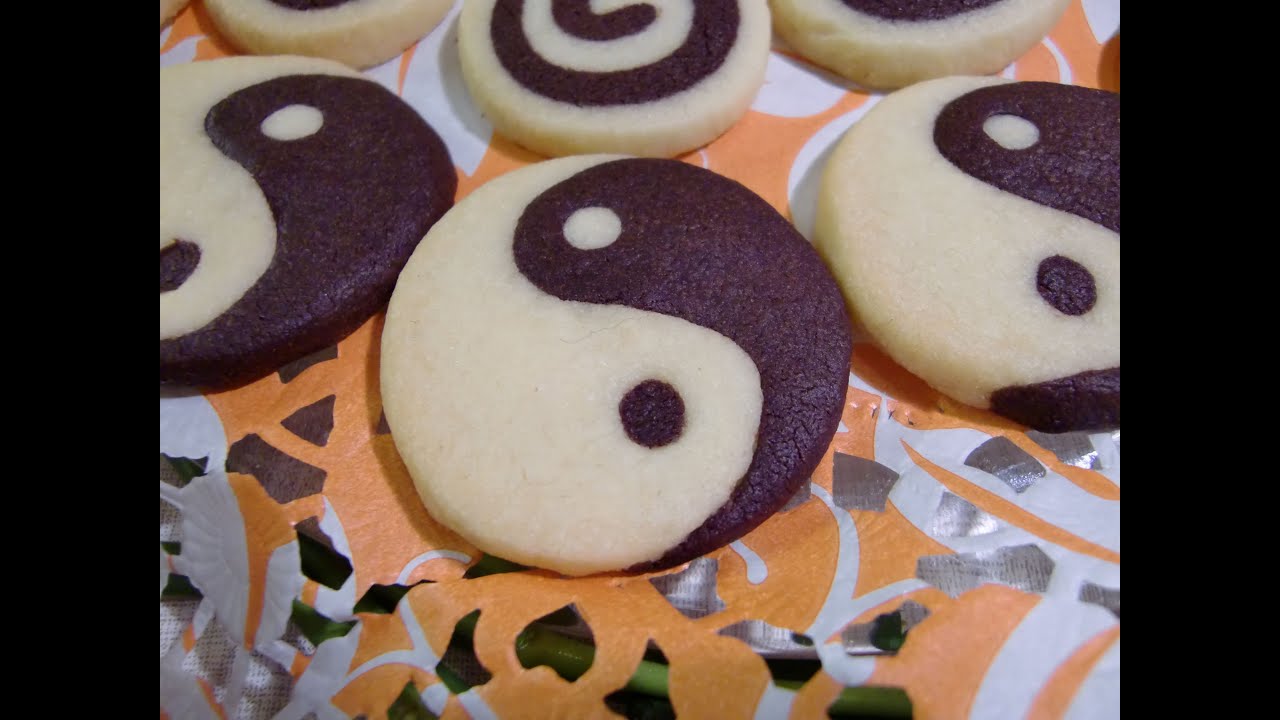 Checkerboard. Yin yang. Zebra stripe cookies, 跳棋盤, 陰陽, 班馬絛紋曲奇