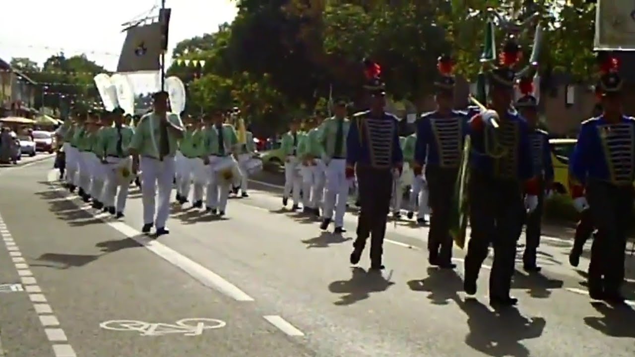 Bundestambourkorps Königshoven 1911 Schützenfest Morken Harff 2012 Gruß an Böhmen