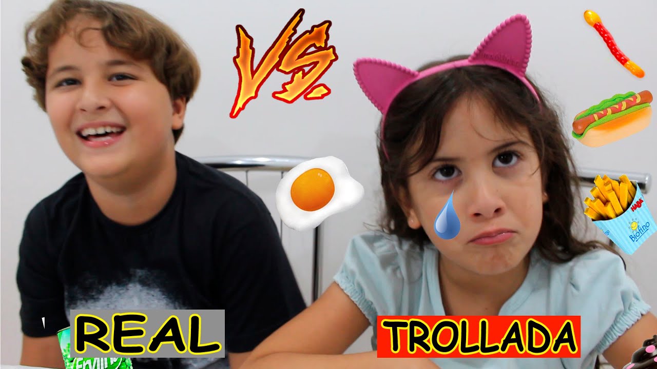 COMIDA DE VERDADE Vs COMIDA TROLLADA