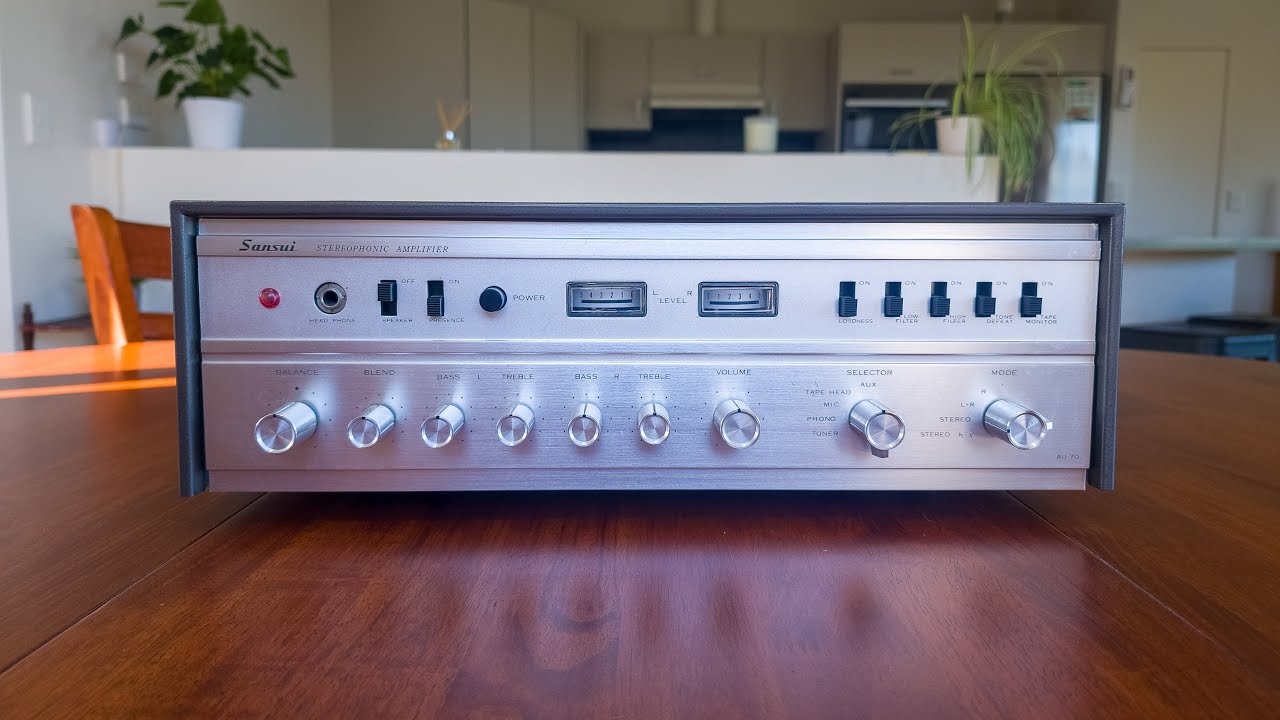 Sansui AU-70 Stereo Valve Amplifier Testing!!