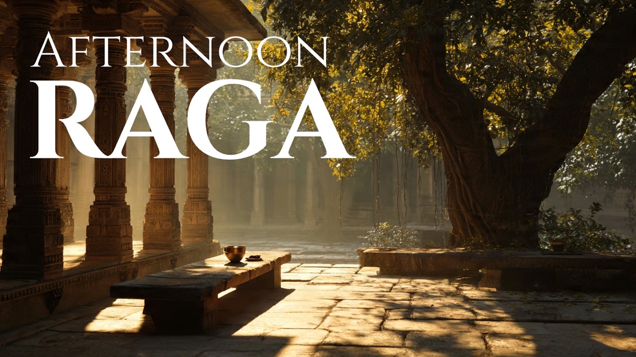 Afternoon Raga — Sarod & Tanpura | Raga Bhimpalasi | Indian Ambient Music for Calm & Rest | 30 MIN