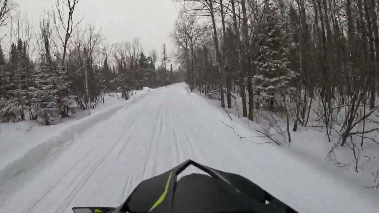 Snowmobiling Munising Michigan January 19th 2025 Day 2 Video 1