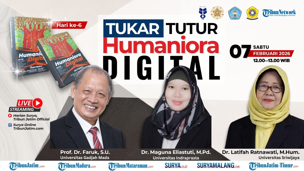 🔴TUKAR TUTUR Humaniora Digital - hari Enam