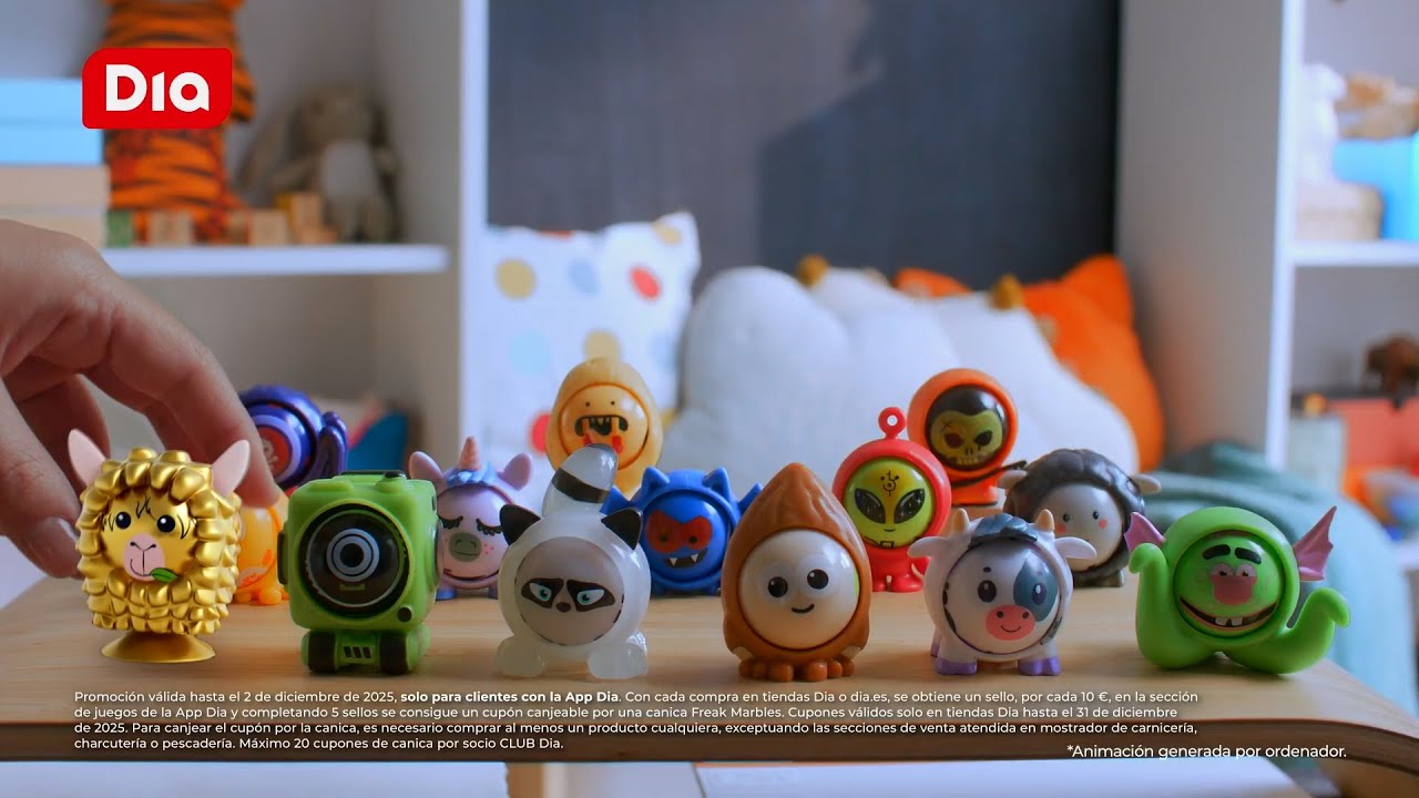 Colecciona las canicas Freak Marbles de SUPERMERCADOS DIA (2025)