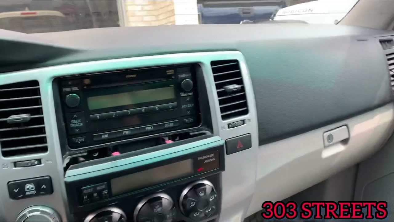 How to remove a 2008 4Runner center console and dash