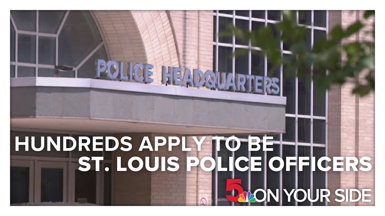St. Louis police department short more than 300 officers, recent campaign brings in 124 applications