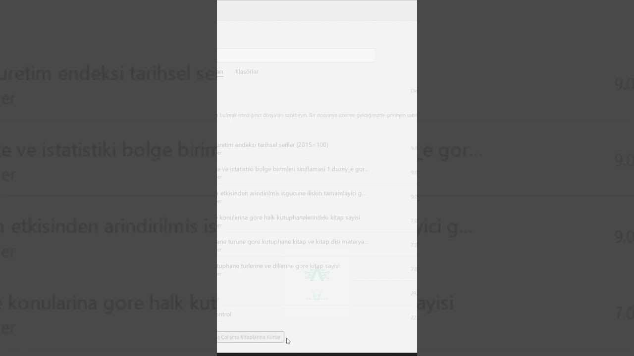 Excel&rsquo;de Kaydedilmemiş &Ccedil;alışma Kitaplarını Kurtarma #shorts