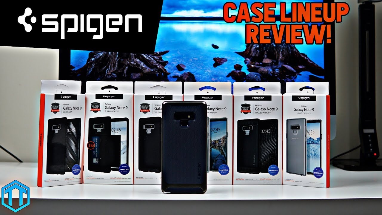 Samsung Galaxy Note 9 Spigen Case Lineup Review!