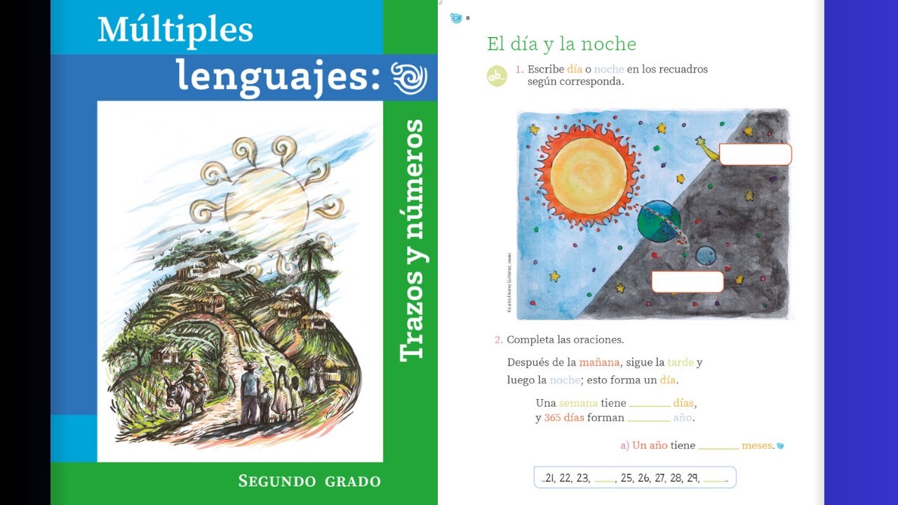 El día y la noche  - Múltiples lenguajes: trazos y números