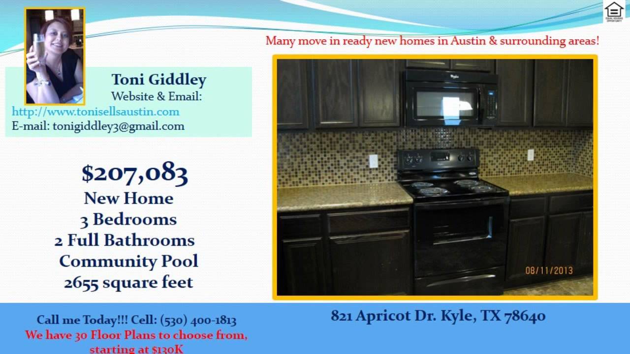 New Homes in Waterleaf Kyle TX 78640.mp4