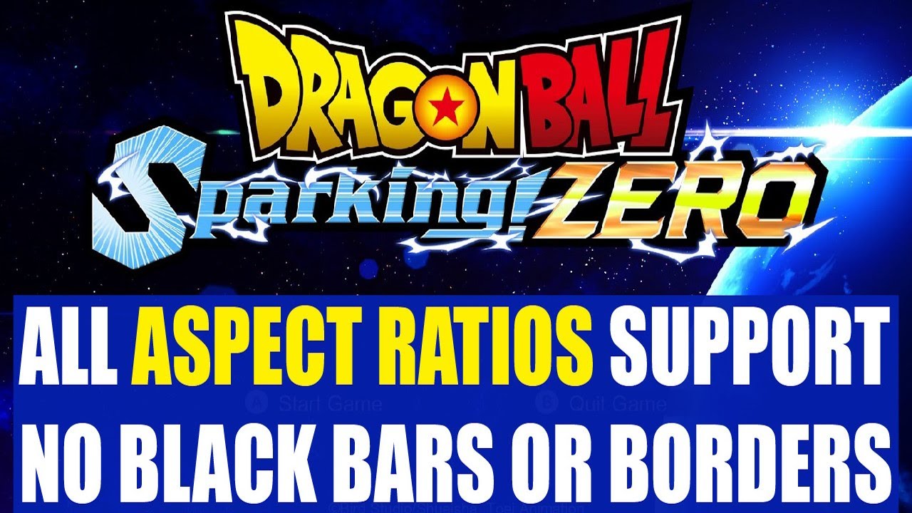 Fix Dragon Ball Sparking ZERO Aspect Ratio Black Bars Pillarbox | Ultrawide Support