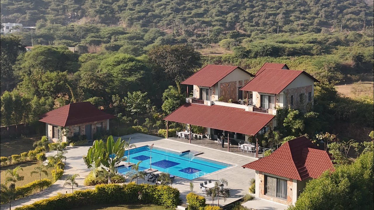 4 BHK luxury villa in Udaipur With Private Pool Tour | Huge Gardens & Spacious Room #villa #udaipur