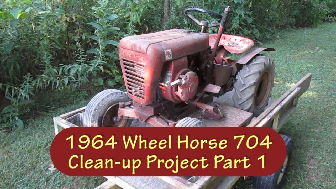 Wheel Horse 704 Cleanup #01