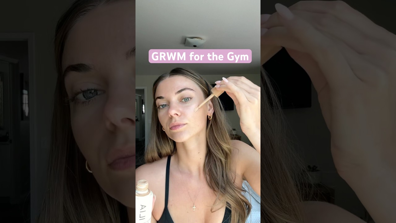 GRWM for the gym! #makeup #gymmakeup #grwm #makeuptutorial #gym