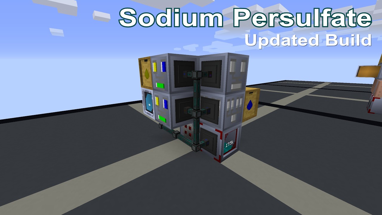 Sodium Persulfate Build using  Sodium, Sulfur,  and Oxygen Inputs for Nomifactory CEu/Monifactory