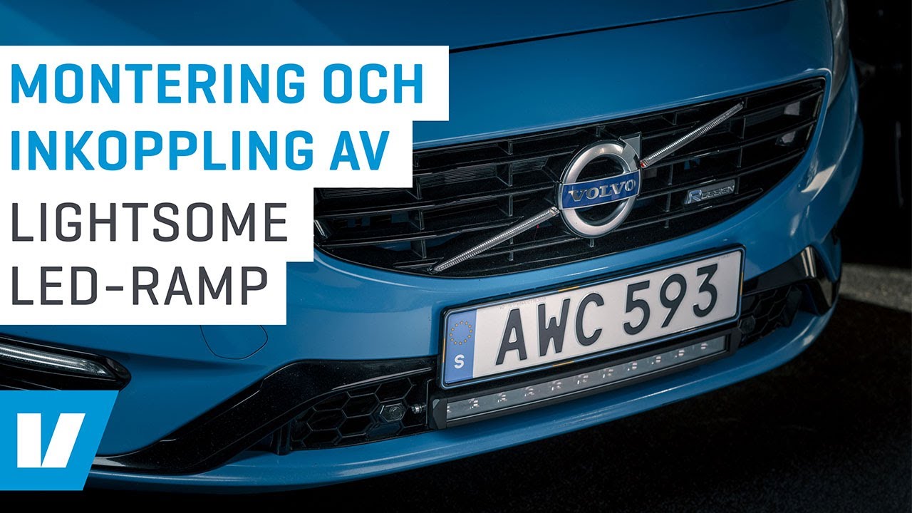 Montering och inkoppling av Slim LED-ramp