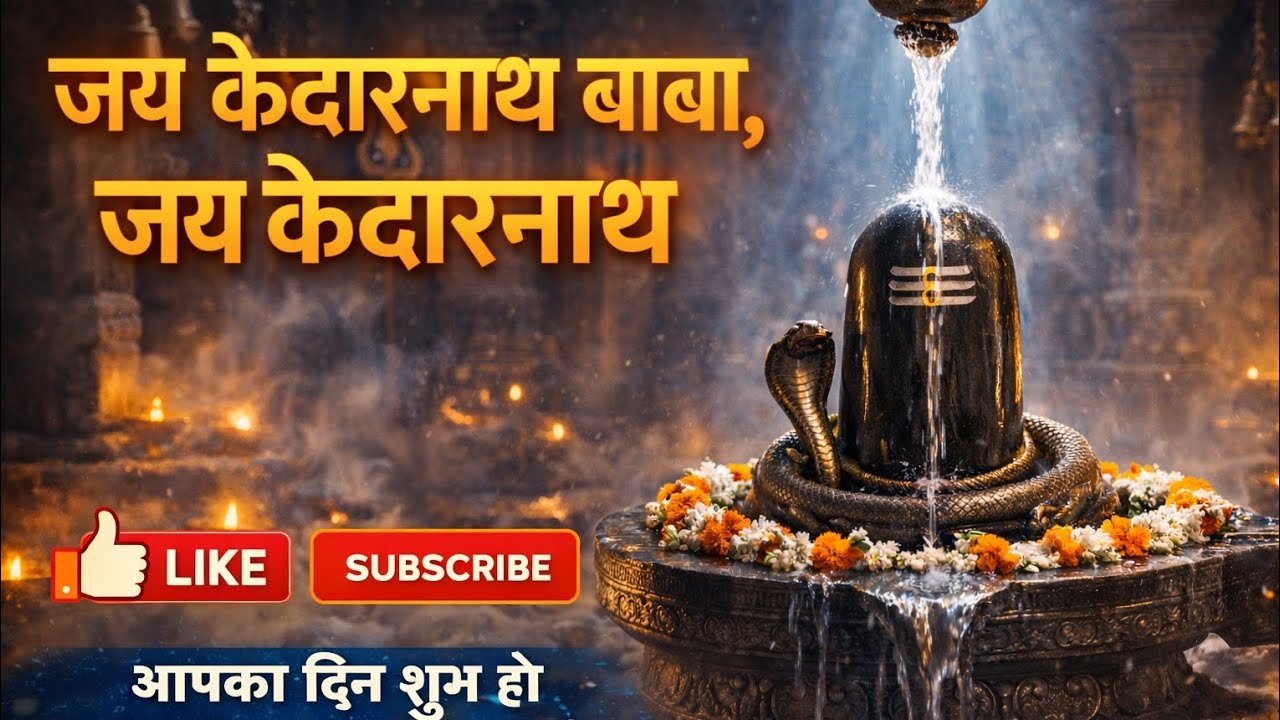 जय केदारनाथ बाबा 🙏 | Kedarnath Bhajan | हर हर महादेव | सुबह सुनें भोलेनाथ का यह भजन