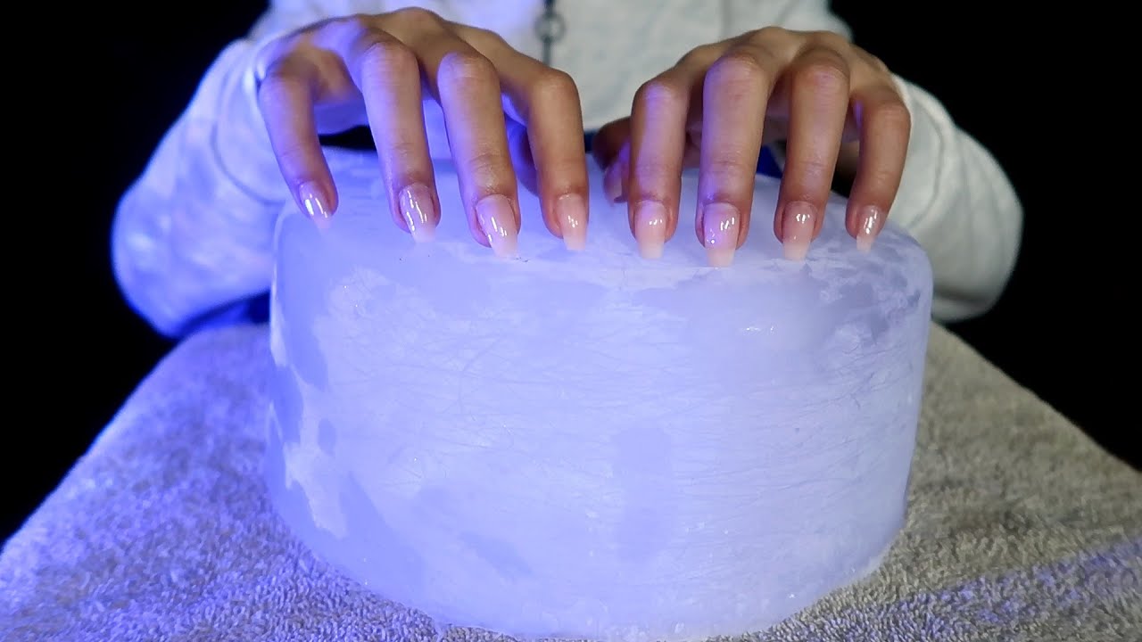 ASMR AGRESSIVO SCRATCHING E TAPPING NO GELO 🧊🥶❄️ | SEM FALA
