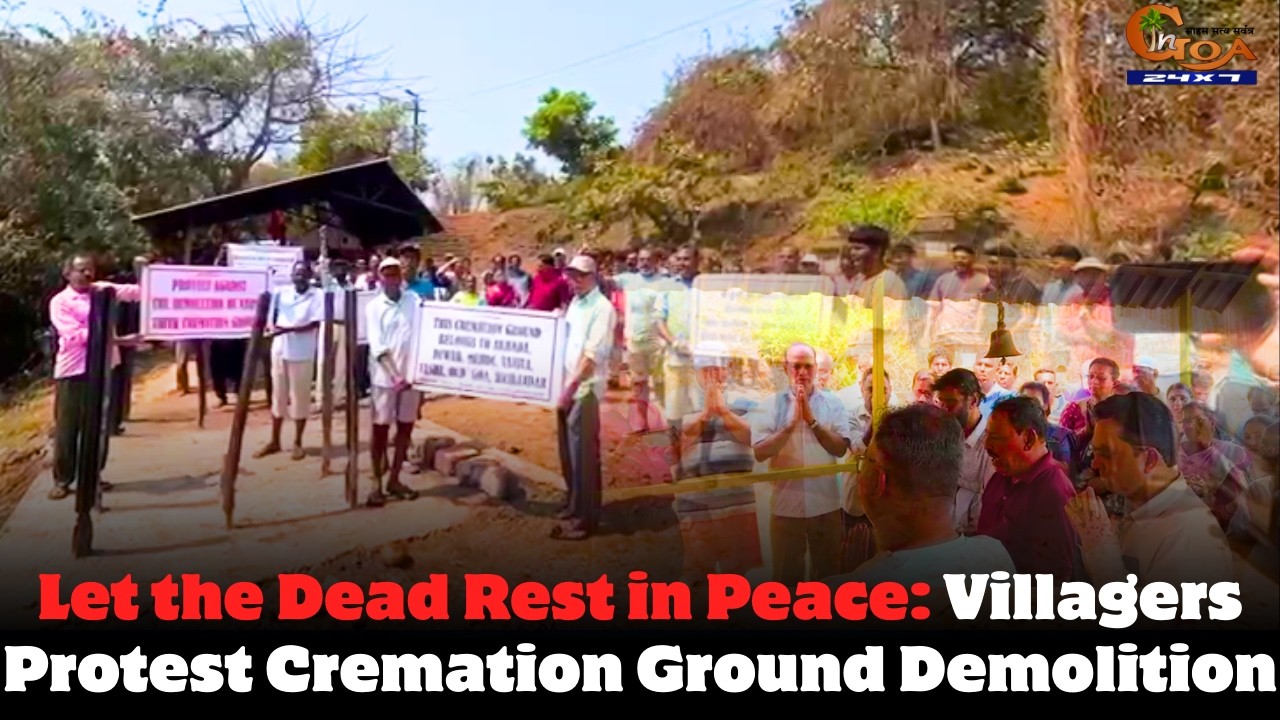 Let the Dead Rest in Peace: Villagers Protest Cremation Ground Demolition