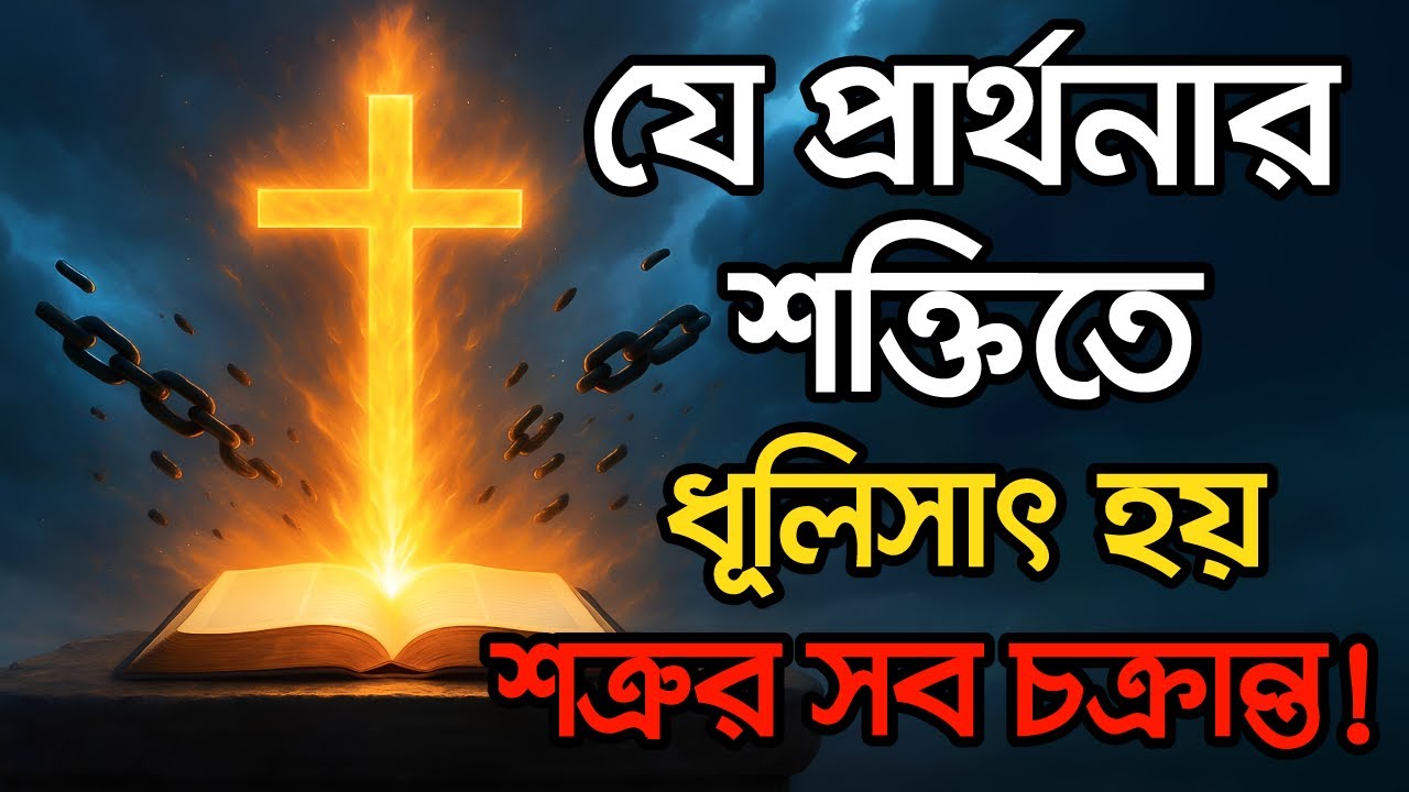 শত্রুর চক্রান্ত ধূলিসাৎ করার প্রার্থনা • Prayer that destroys every plot of the enemy