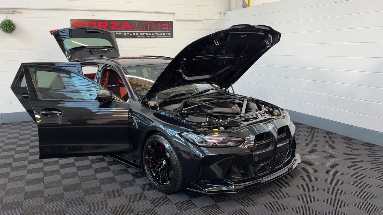 2024 BMW M3 COMPETITION TOURING X DRIVE, ULTIMATE PACK, CS GRILL, BLACK SAPPHIRE, 25K OF EXTRA'S