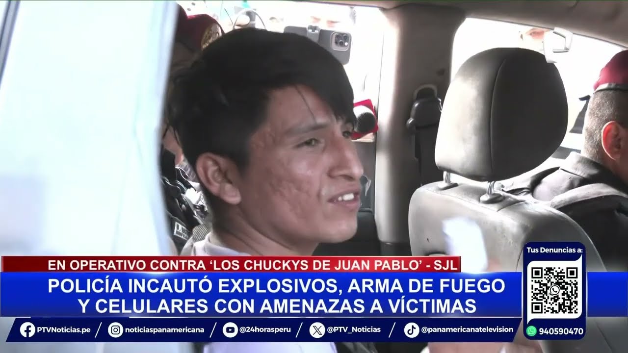 'Los Chukys de Juan Pablo': cae clan familiar dedicada a la extorsi&oacute;n en SJL