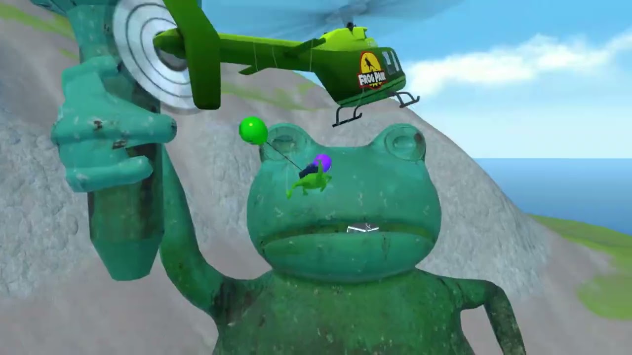 (PART TWO) is this frog really amazing? tour of volcano island!(and trains)