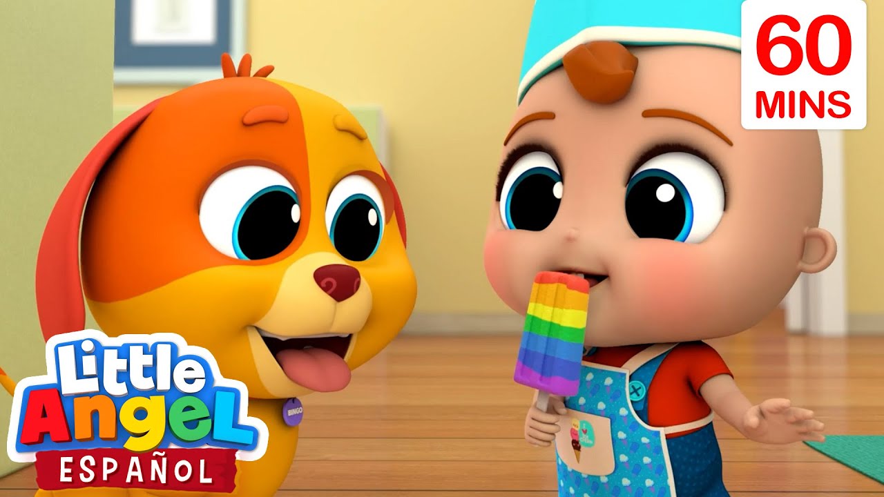Bebé Juan hace helados de frutas  | Canciones Infantiles con Bebé Juan🎵| Little Angel Español