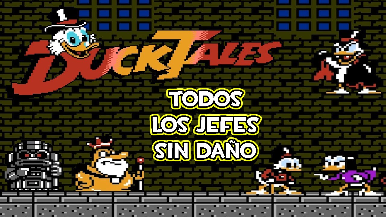 DuckTales (NES) - Todos Los Jefes (Dificultad Difícil, Sin Daño)