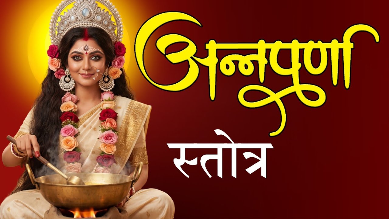 अन्नपूर्णा अष्टकम | Annapurna Stotram | Maa Annapurna Stotram for Food Wealth & Prosperity