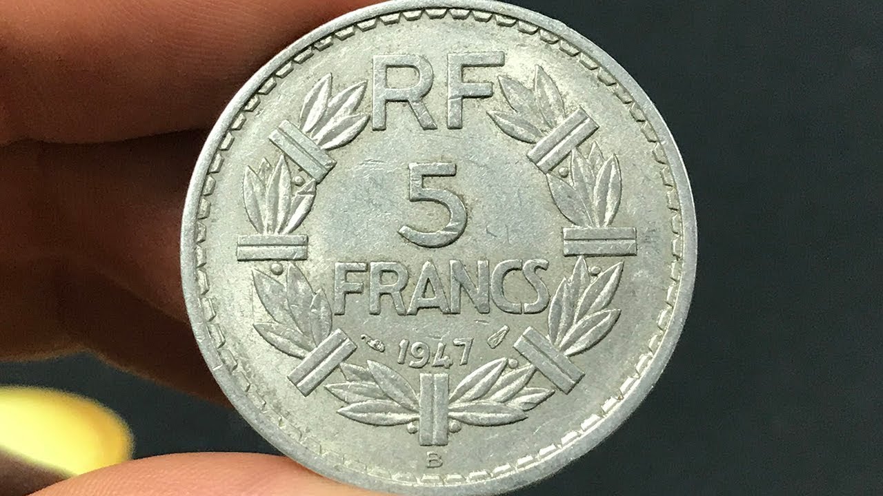1947 France 5 Francs Coin &bull;&nbsp;Values, Information, Mintage, History, and More