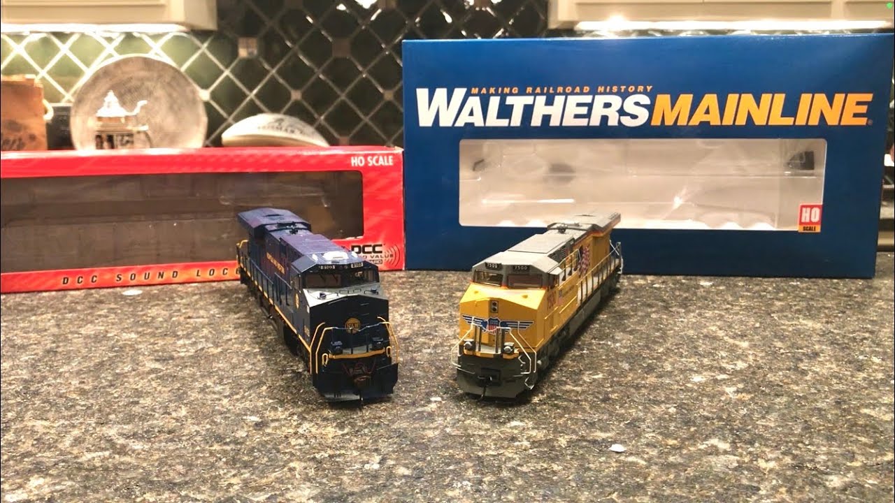 Walthers Mainline ES44 vs Bachmann ES44- Product Comparison