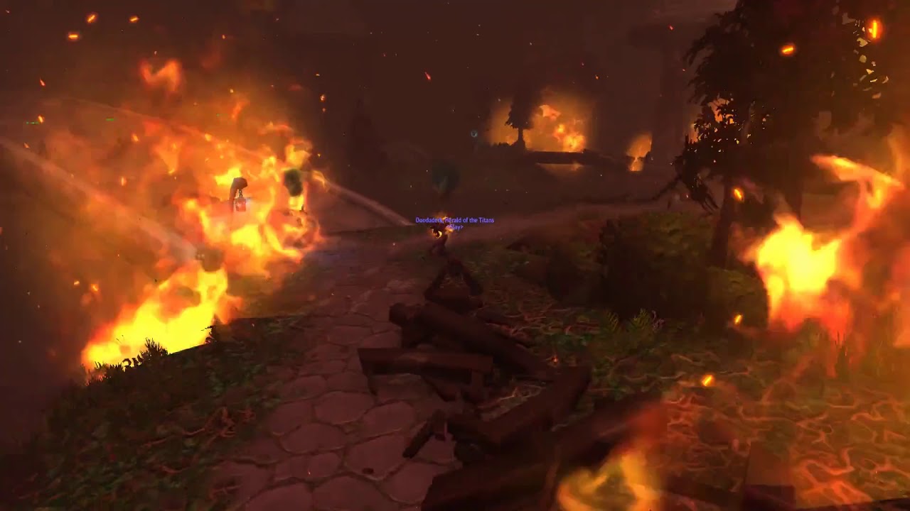 Darnassus on Fire