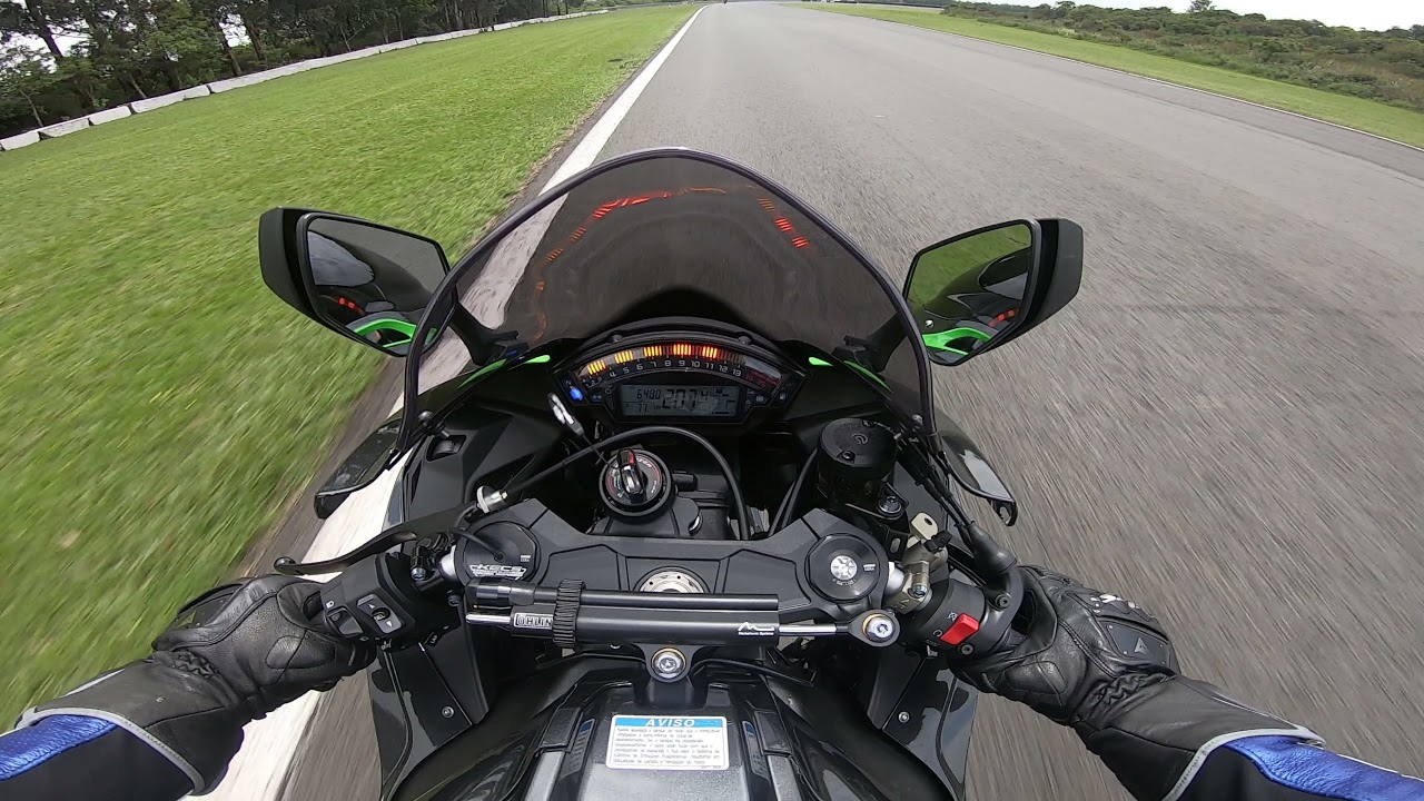 primeira volta com a ZX10 SE
