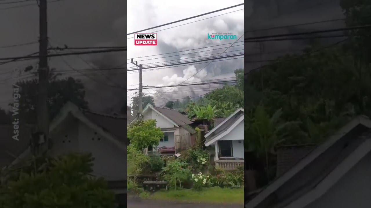 Semeru Erupsi, Luncurkan Awan Panas Hingga 10 km