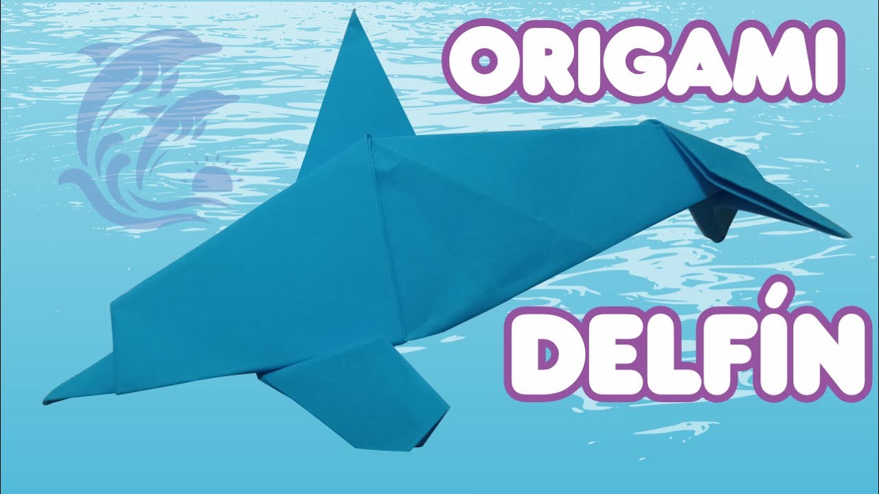 Cómo hacer un Delfín en Origami 🐬 #tutorial #papercraft #origami