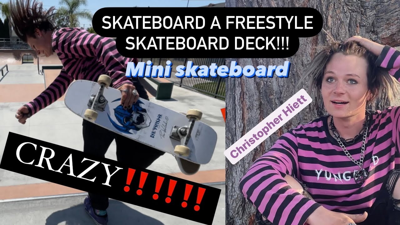 Mini skateboard gets shredded!!!!