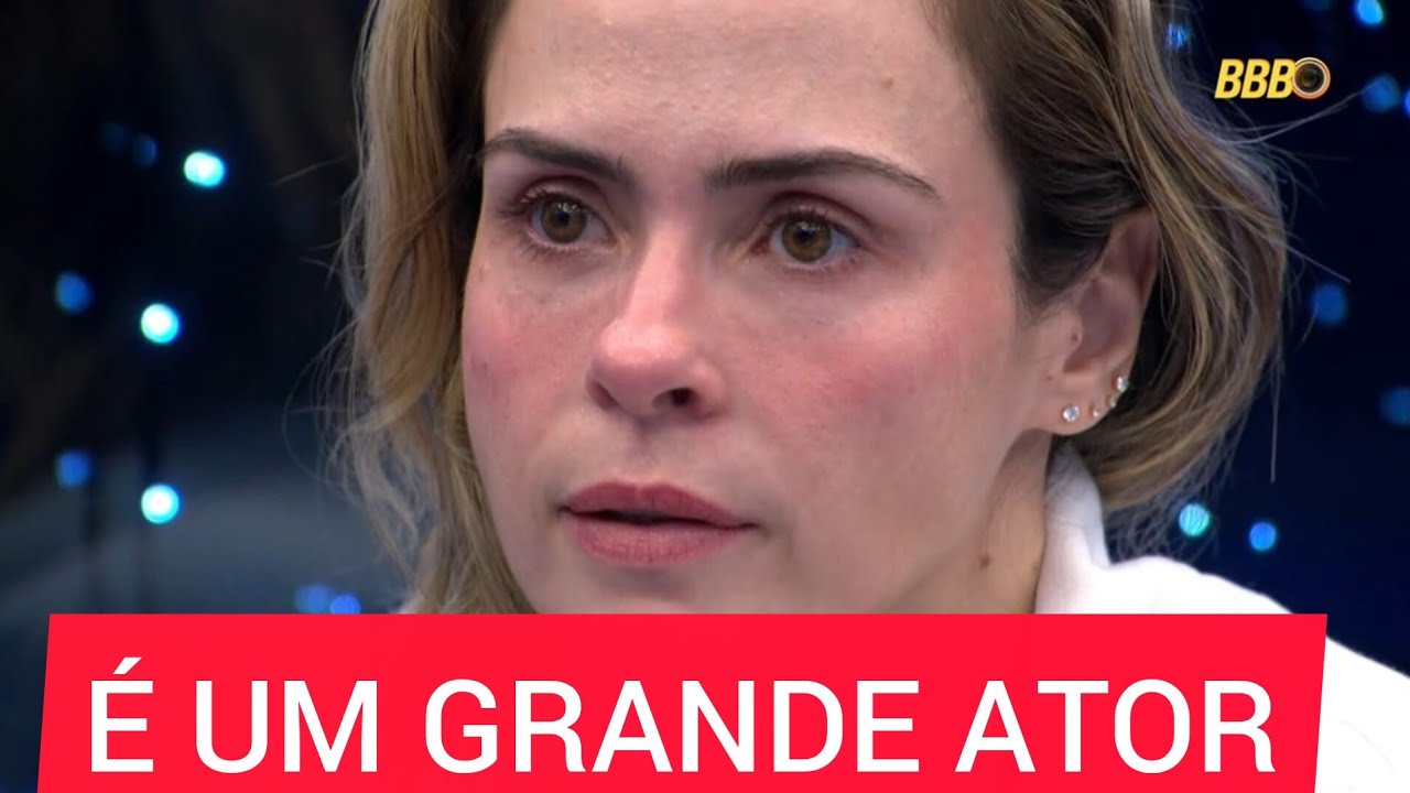 ANA PAULA LAMENTA ELIMINAÇÃO DE BABU E ELOGIA ELE 'ELE É UM GRANDE ATOR TEM UMA GRANDE PROFISSÃO 