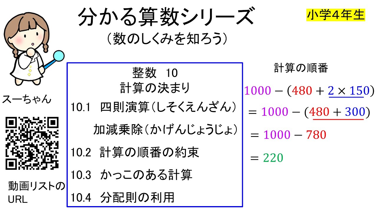 整数10＿加減乗除または四則演算