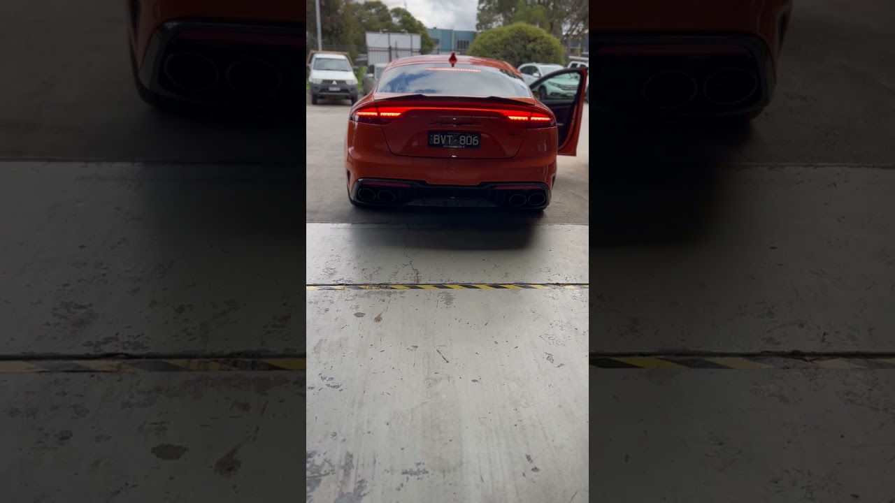 2022 Stinger GT with Mbrp active exhaust warm start