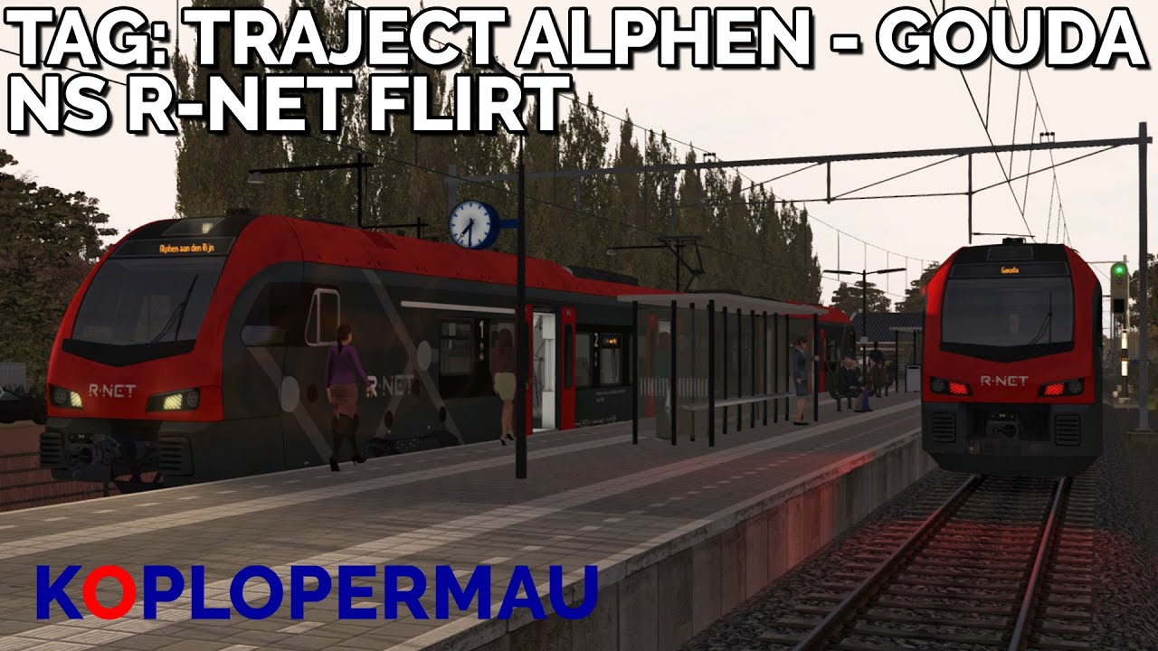 Train Simulator 2022: НОВЫЙ МАРШРУТ: Гауда – Альфен-а-Рейн с NS TAG FLIRT (R-NET FLIRT)