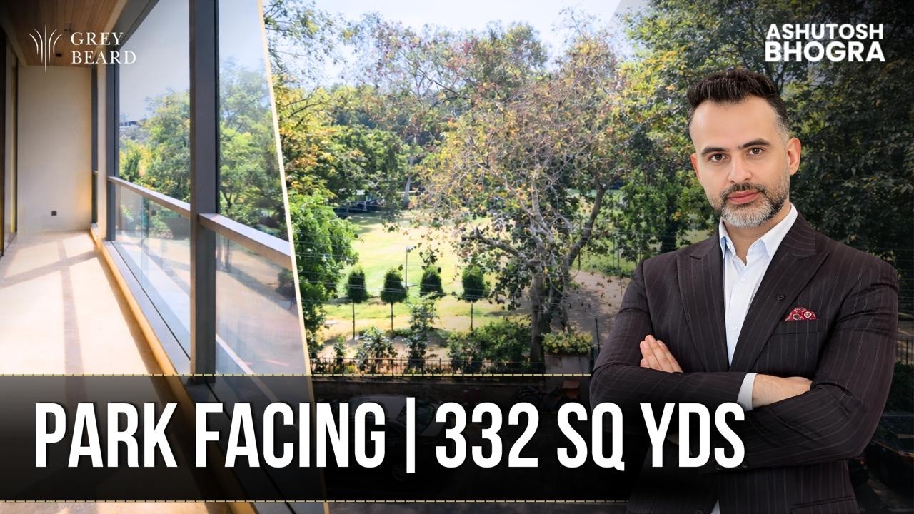 Greater Kailash 1, South Delhi | Park Facing 332 Sq Yds 4 BHK