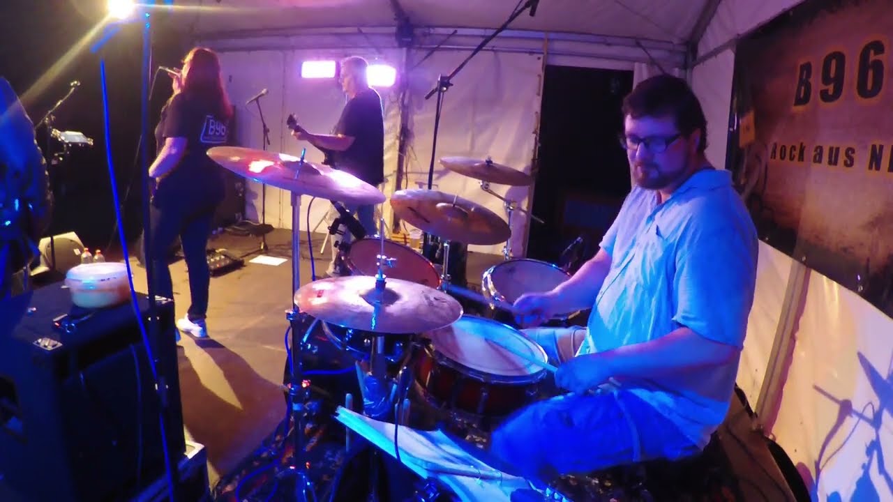 Like A Hurricane live (Neil Young) Drum Cam / Band Cover - B96