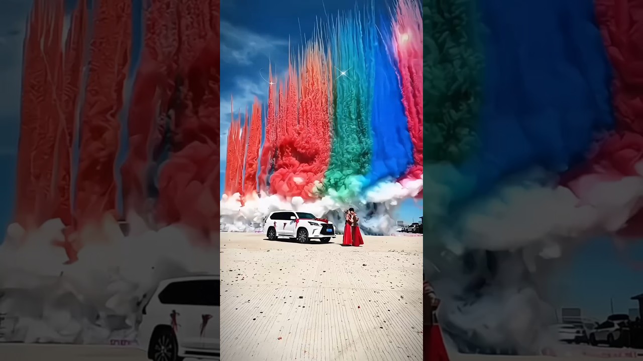 colour🌈💣 bomb wedding price #shorts #fireworks #fitness #video2025