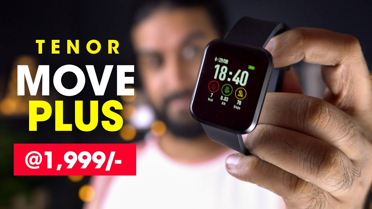 Tenor (10.or) Move Plus Fitness Smartwatch Unboxing & Hands On  (Hindi)